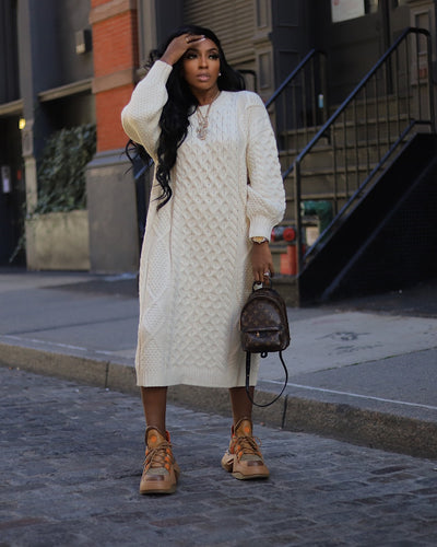 Feeling Cozy Maxi sweater