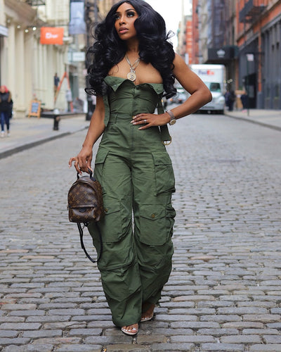 Lover Of Cargo Jumpsuit