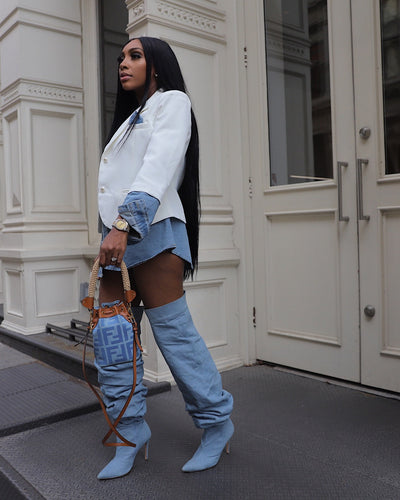 Blazing through Denim Blazer