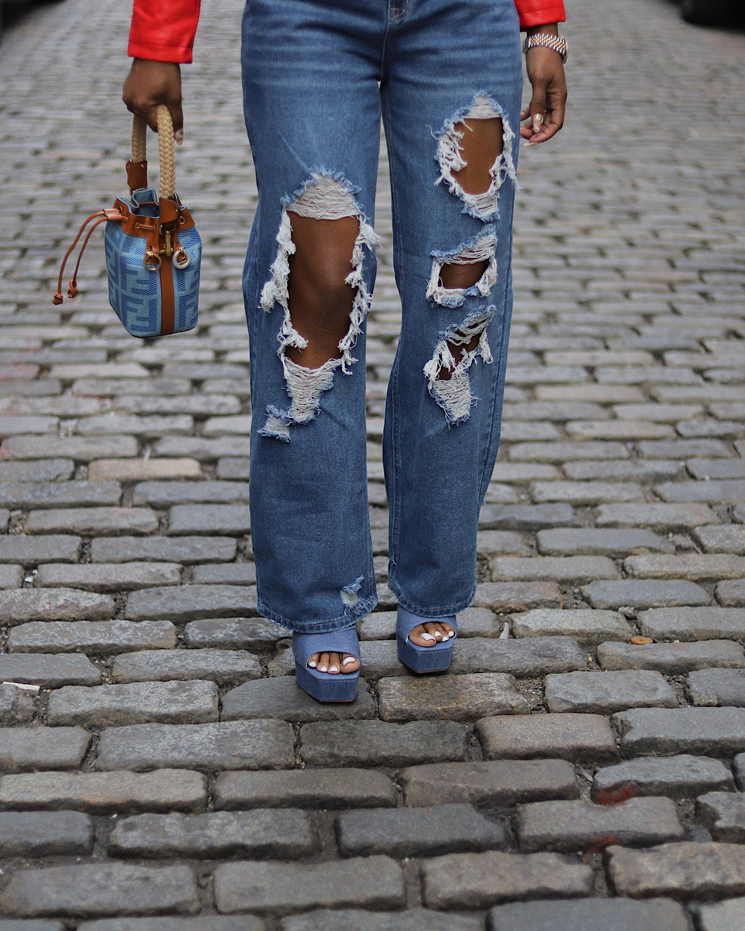 Baddie Distressed Jeans